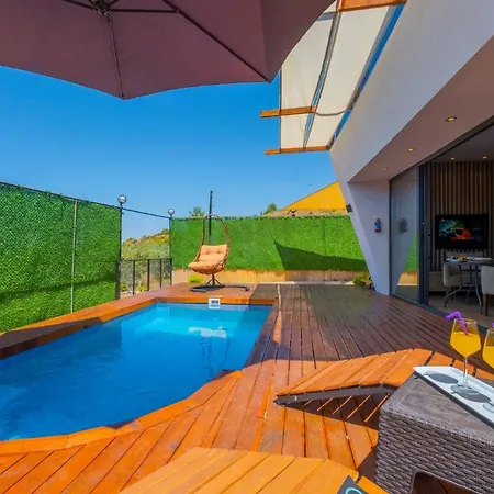 2 Kisilik Ozel Havuzlu Luks Balayi Villasi, Mugla - Awz217 * فتحية