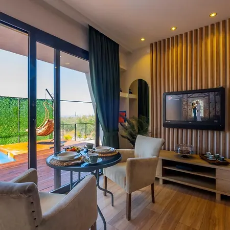2 Kisilik Ozel Havuzlu Luks Balayi Villasi, Mugla - Awz217 فيلة